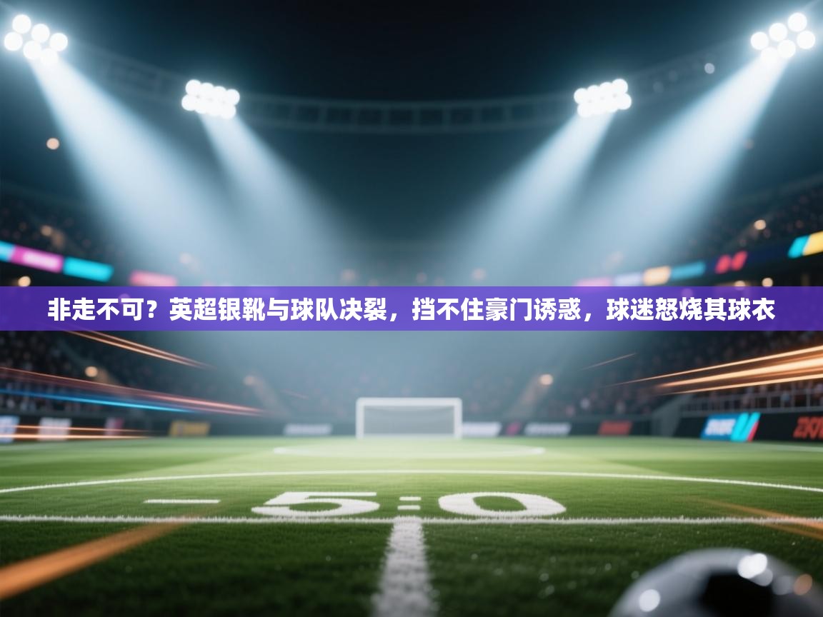 爱游戏真人体育娱乐-非走不可？英超银靴与球队决裂，挡不住豪门诱惑，球迷怒烧其球衣